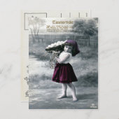 Victoriaans Pasen Feestdagenkaart (Voorkant / Achterkant)