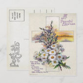 Victoriaans Pasen Feestdagenkaart (Voorkant / Achterkant)