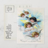 Victoriaans Pasen Feestdagenkaart (Voorkant / Achterkant)