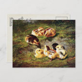 Victoriaans Pasen Feestdagenkaart (Voorkant / Achterkant)