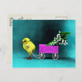 Victoriaans Pasen Feestdagenkaart (Voorkant / Achterkant)