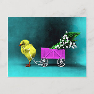 Victoriaans Pasen Feestdagenkaart