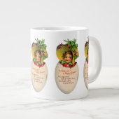 Victoriaans Pasen,  Meisje met Bonnet in Egg Grote Koffiekop (Voorkant rechts)