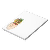 Victoriaans Pasen,  Meisje met Bonnet in Egg Notitieblok (Linkerzijde)