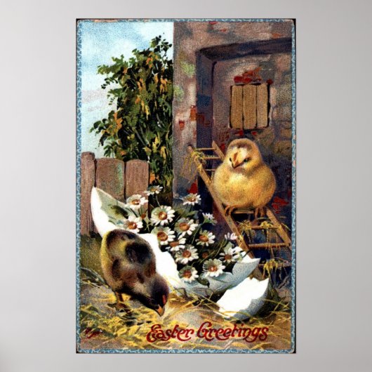 Victoriaans Pasen Poster (Voorkant)