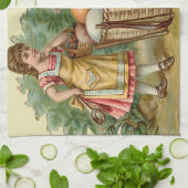 Victoriaans Pasen Theedoek (Gevouwen)