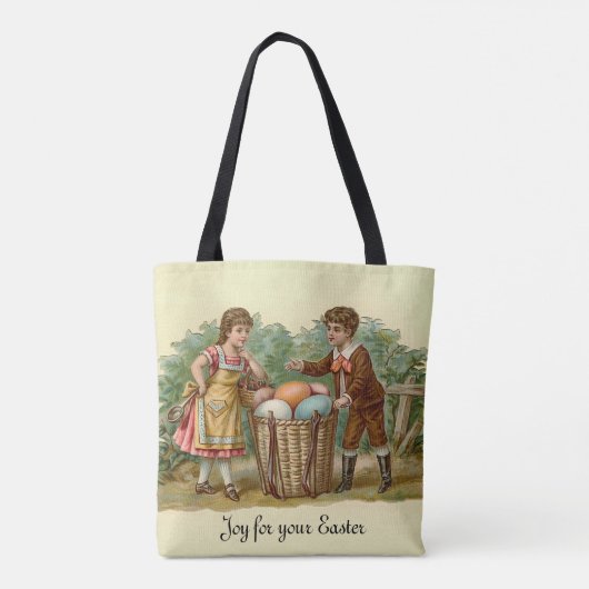  Victoriaans Pasen Tote Bag (Achterkant)