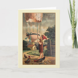 Victoriaans Pasen Wenskaart Feestdagen Kaart