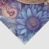 Victoriaans pastelsteampunkpatroon tissuepapier (Detail)