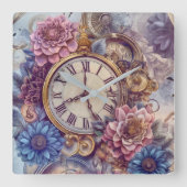 Victoriaans patel Steampunk Wall klok (Voorkant)