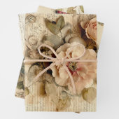  Victoriaans patroon Inpakpapier Vel (In situ)