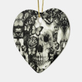 Victoriaans patroon van de schil van de tandkant keramisch ornament (Links)