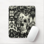 Victoriaans patroon van de schil van de tandkant muismat (Met muis)