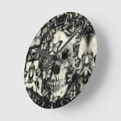 Victoriaans patroon van de schil van de tandkant ronde klok (Hoek)