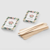 Victoriaans patroon |Viel | Aangepast huwelijk Handwaaier (Niet-gemonteerd)