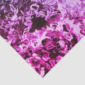 Victoriaans pauw florale elegant tissuepapier (Detail)