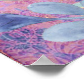 *~* Victoriaans Peacock Art Nouveau AR24 Poster (Hoek)