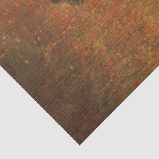 Victoriaans peacock Girl-weefselpapier Tissuepapier (Detail)