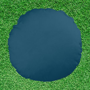 Victoriaans Peacock Solid Color Rond Kussen