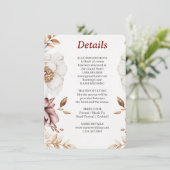 Victoriaans Peony Luxe Details behuizing Kaart (Staand voorkant)