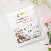 Victoriaans Peony Luxe Huwelijksgunstzak Bedankzakje (Gezegeld)