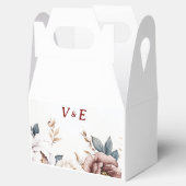 Victoriaans Peony Luxe Wedding Favoriet Box Bedankdoosjes (Geopend)