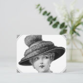 Victoriaans Pet Lady Briefkaart (Staand voorkant)