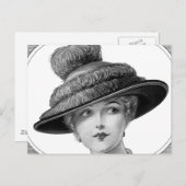 Victoriaans Pet Lady Briefkaart (Voorkant / Achterkant)