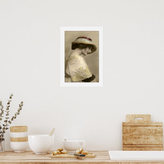 Victoriaans pet poster (Keuken)