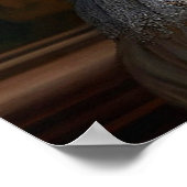 Victoriaans Pet Roos Vloer Poster (Hoek)