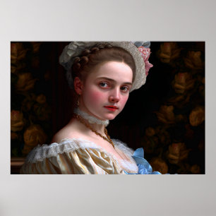 Victoriaans Pet Roos Vloer Poster