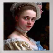  Victoriaans Pet Roos Vloer Poster (Voorkant)