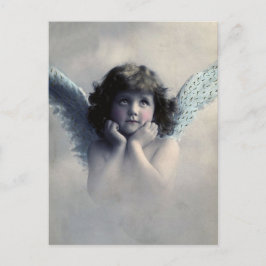 Victoriaans Photo Angel Briefkaart