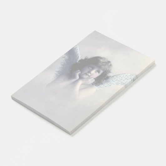 Victoriaans Photo Angel Post-it® Notes (Schuin)
