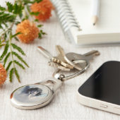 Victoriaans Photo Angel Sleutelhanger (Zijkant)