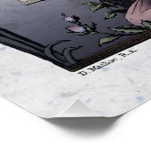 Victoriaans poëzie Art Keats "Bright Star" glanzen Poster (Hoek)