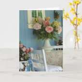 Victoriaans pony's - Martha's wijntuin Kaart (Gele Bloem)