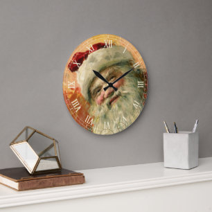 Victoriaans portret van Sinterklaas, Oud Kerstfees Grote Klok