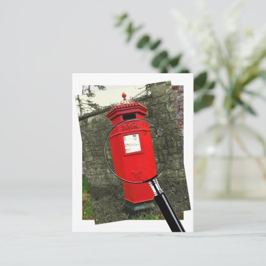 Victoriaans Postbox - Berkeley Castle Briefkaart (Staand voorkant)