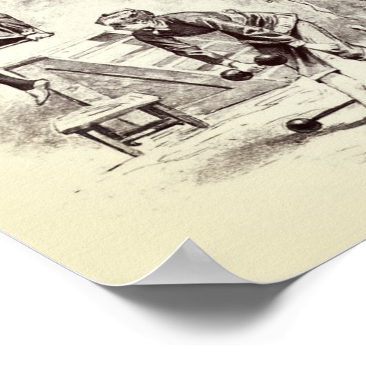 Victoriaans  poster (Hoek)