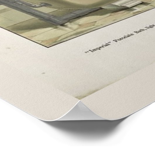 Victoriaans Poster Bath (Hoek)