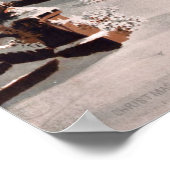 Victoriaans Poster kerstfeest (Hoek)