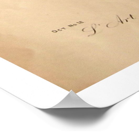 Victoriaans Poster voor gebustes (Hoek)