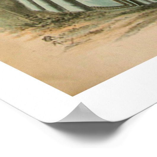 Victoriaans Poster voor gebustes (Hoek)