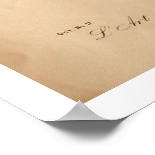 Victoriaans Poster voor gebustes (Hoek)