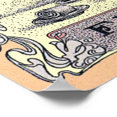  Victoriaans Poster voor reclame (Hoek)