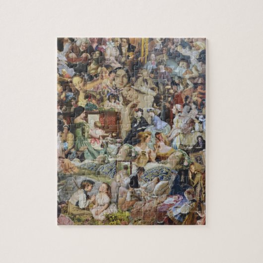 Victoriaans puzzel legpuzzel (Verticaal)