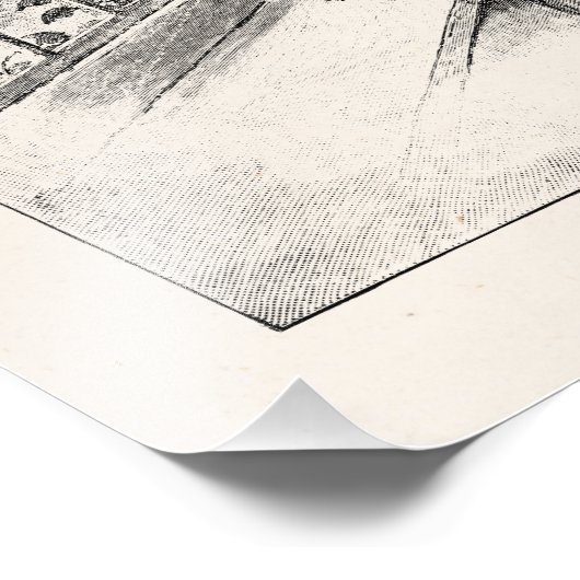  Victoriaans raadsel - Sjabloon leeg Foto Afdruk (Hoek)