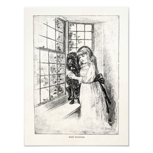  Victoriaans raadsel - Sjabloon leeg Foto Afdruk (Voorkant)