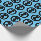 Victoriaans Regency Vrouw Silhouet Onafhankelijke  Cadeaupapier (Hoek)